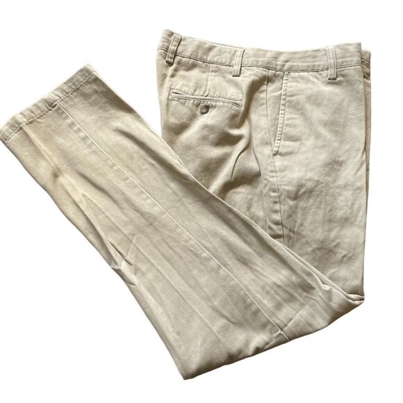 Mens Dress Pants Beige Slacks Size 32 Trousers Steve and Barry - Picture 1 of 7